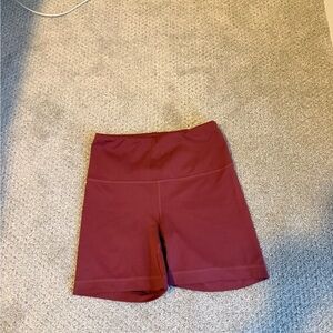 Yogalicious Women's Maroon Bike Shorts